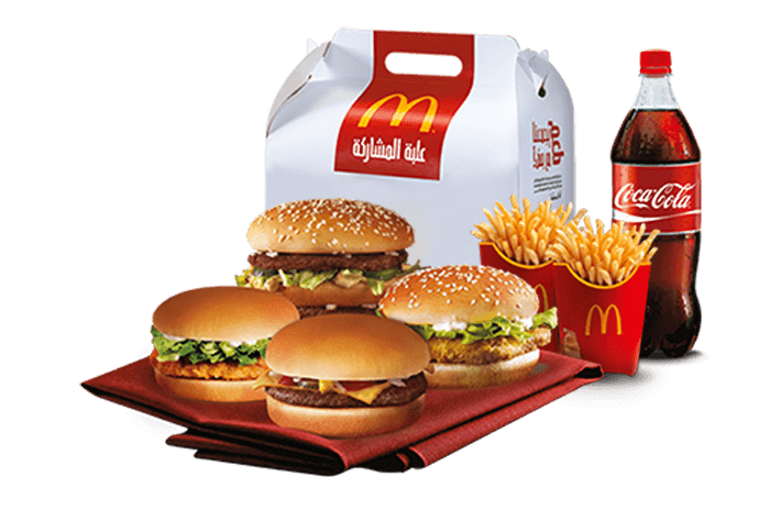 شير بوكس | قائمة منيو وأسعار ماك (ماكدونالدز) في مصر - القائمة الكاملة